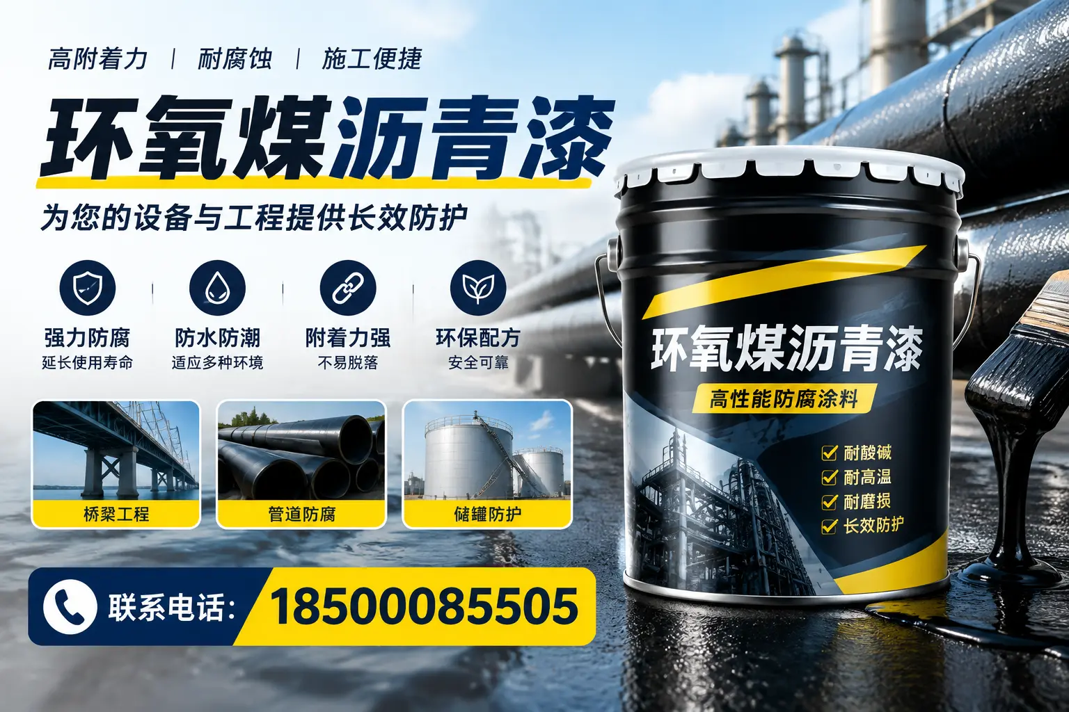 环氧煤沥青漆与其他涂料的对比分析,助力清远企业决策